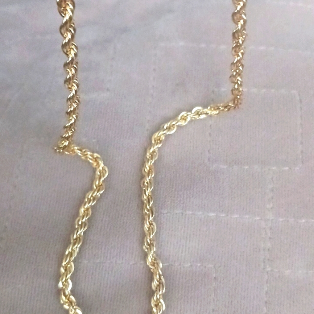 Gold Rope Necklace - Picture 4 of 4